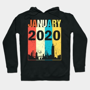 Born In January 2020 Shirt/1 Years Old Shirt / January 2020 / Born In 2020 / 2020 Gift / January Shirt / 2020 Gift Hoodie Hoodie